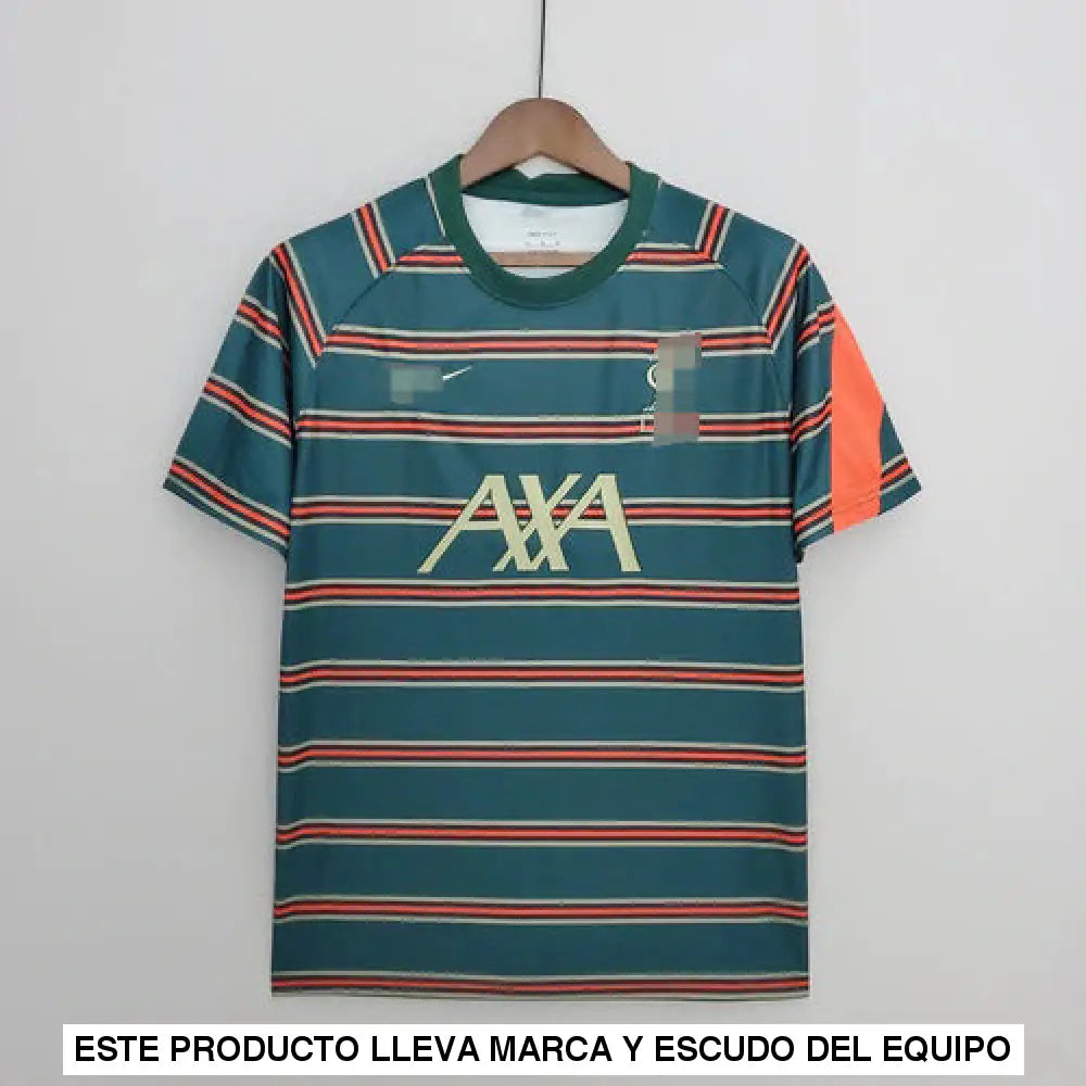 リバプール 22-23 T シャツ、ストライプ トレーニング