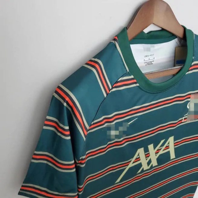 リバプール 22-23 T シャツ、ストライプ トレーニング