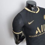 PSG 22-23 ジャージ、黒と金の代替品 (選手バージョン)